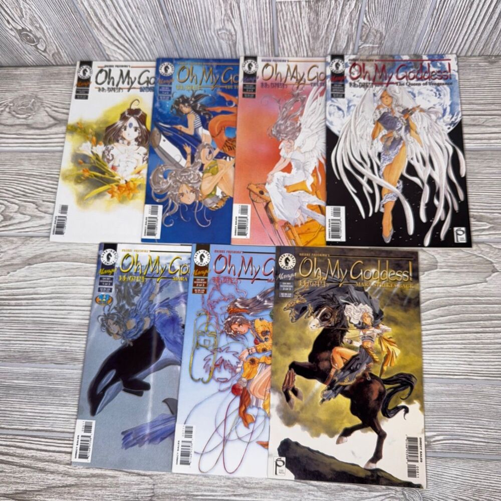 Oh My Goddess! Part IV Comic Books #1-2 & 4-8 Dark Horse Manga 1996-97 English